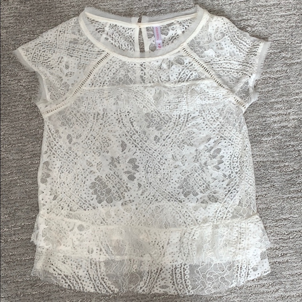 Lace Target top
